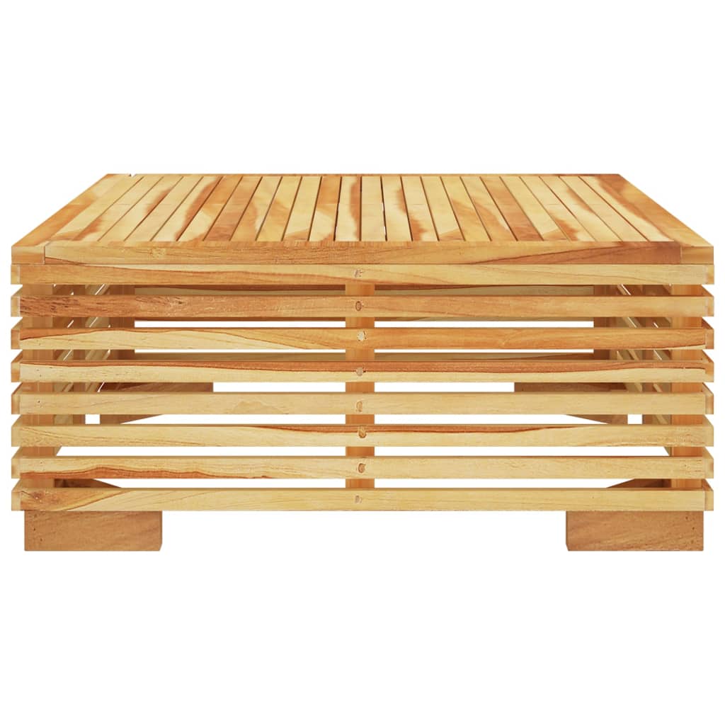NNEVL Garden Coffee Table 69.5x69.5x31 cm Solid Wood Teak