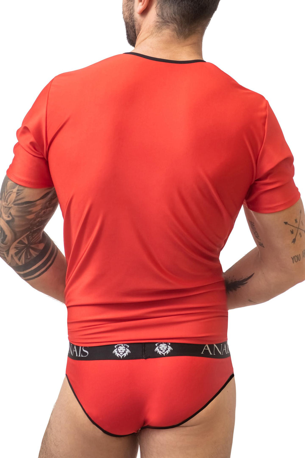 Men T-Shirt 053508 red - 3XL
