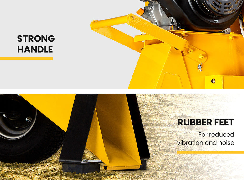 NNEMB 18HP 420cc 4-Stroke Commercial Wood Chipper