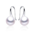 Designer French Hook Drop Earrings made with Genuine Freshwater Pearls