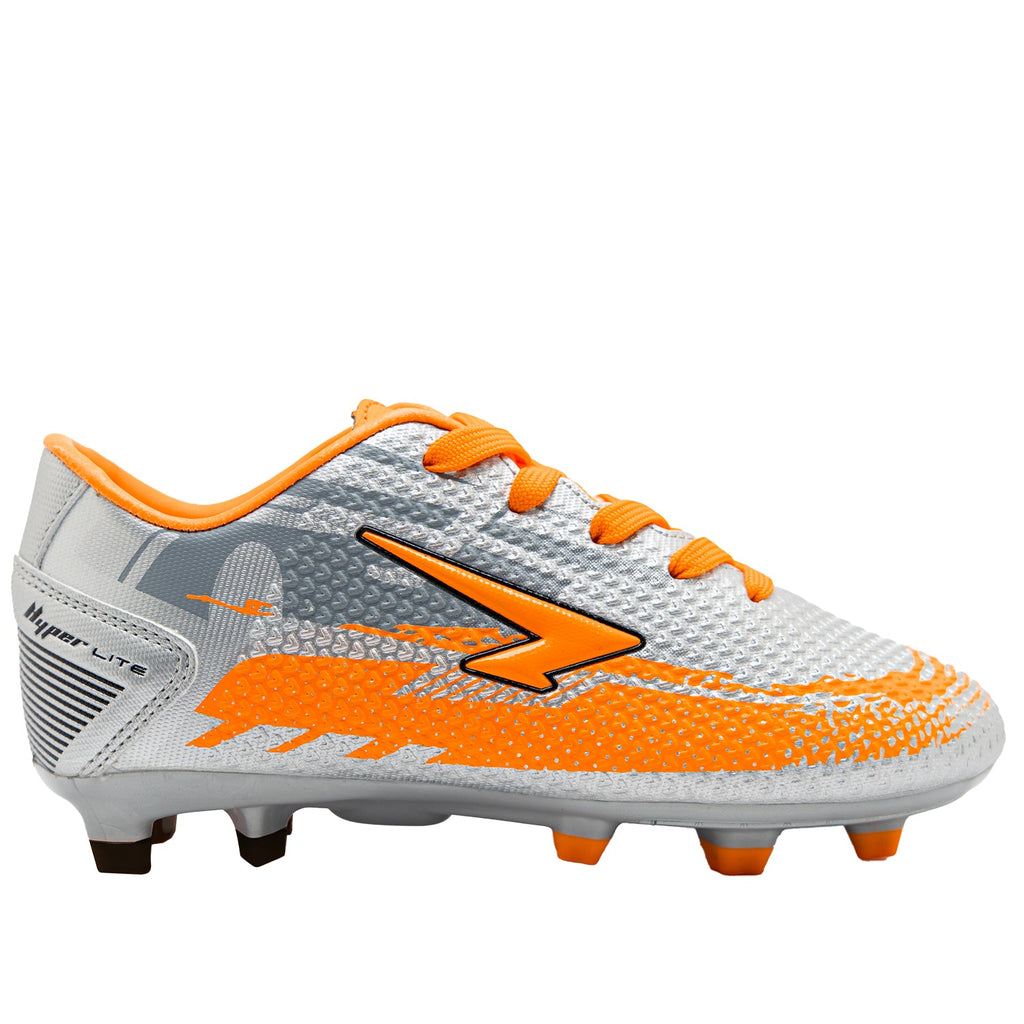 Knight XTR Junior Football Boots - Silver/Orange
