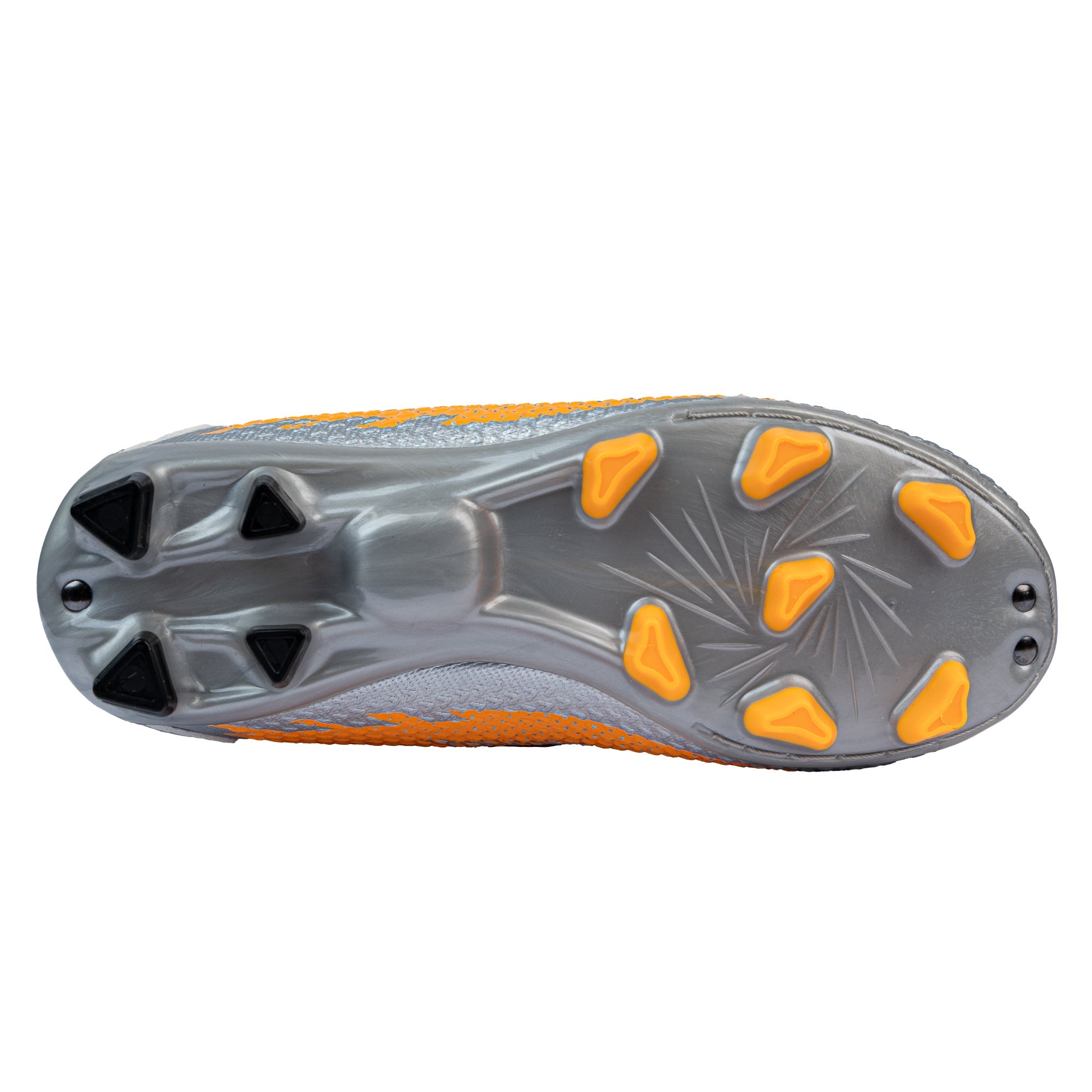 Knight XTR Junior Football Boots - Silver/Orange