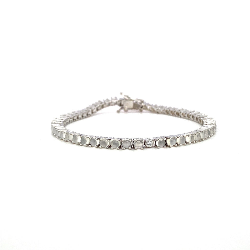 Moonstone Bracelet in .925 Sterling Silver - KSD 44531