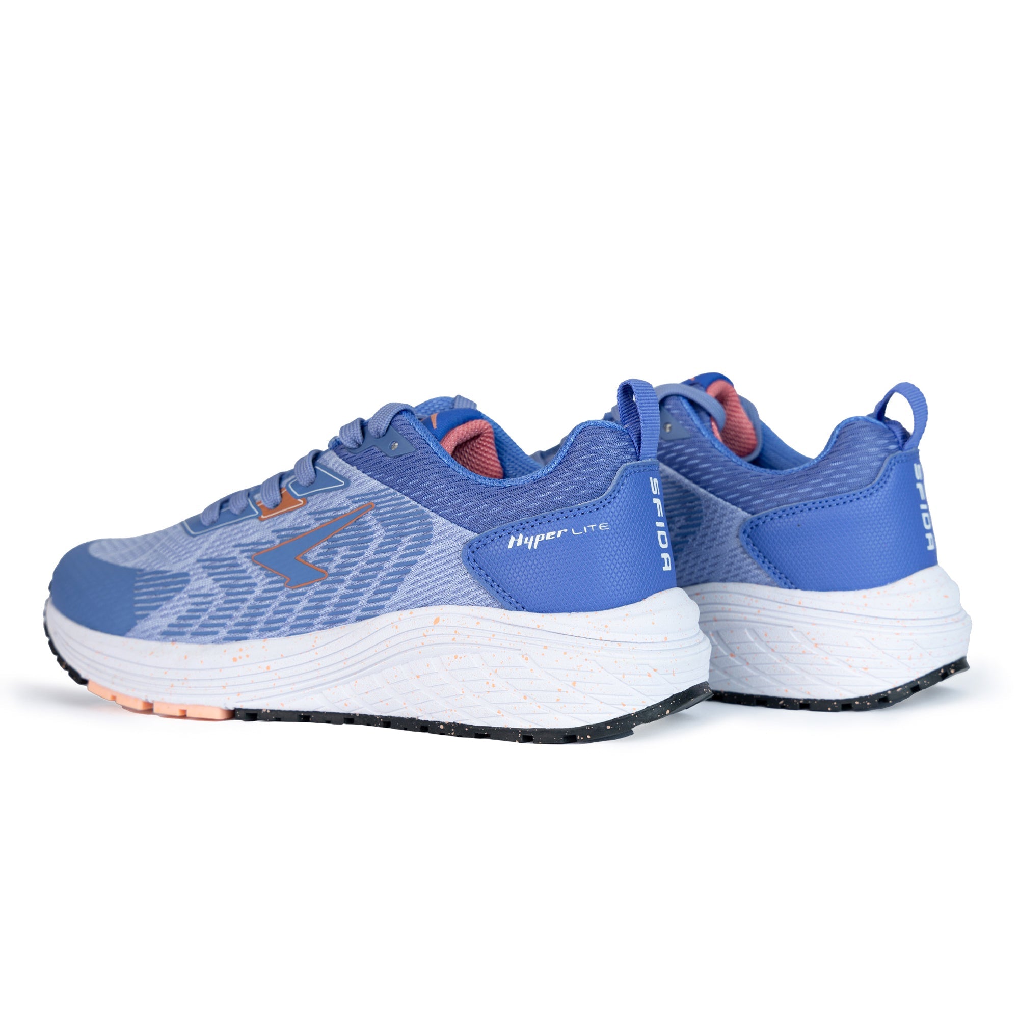 Prota Ladies Lace Up Runner - Blue/Coral