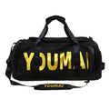 NNEOBA Waterproof Dry-Wet Separation Backpack Duffel Black
