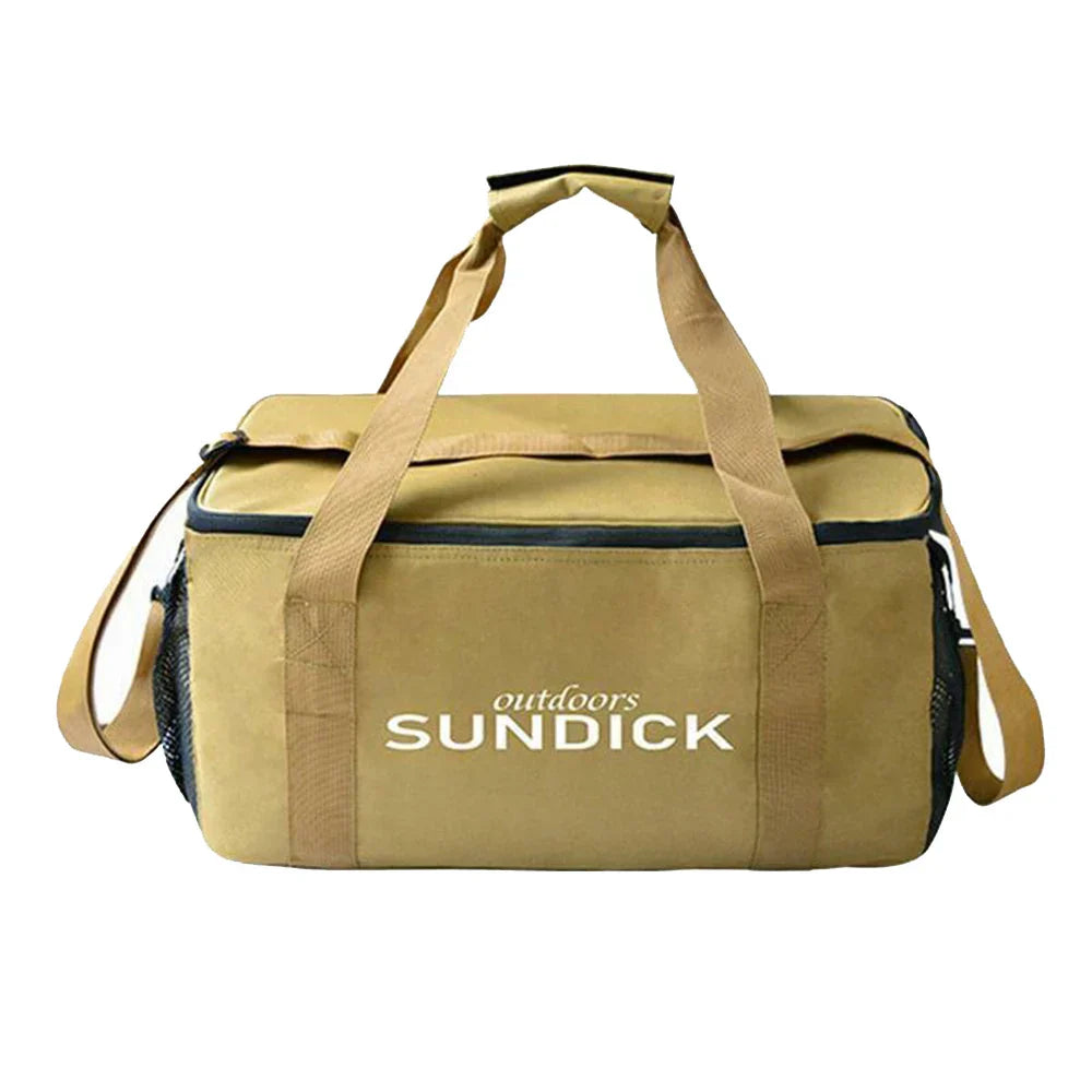Outdoor Waterproof Picnic Bag Storage Organizer Khaki