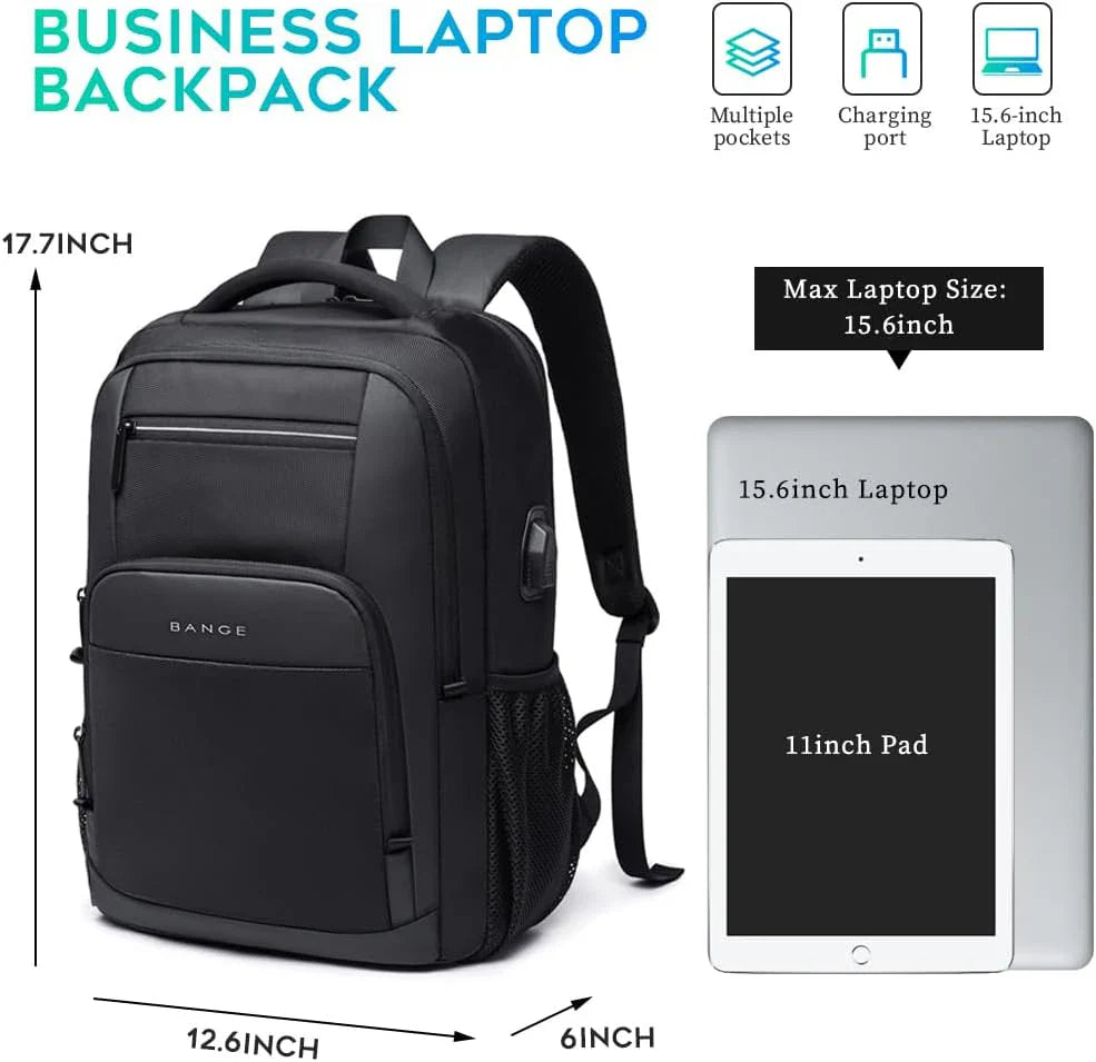 NNEOBA Waterproof Laptop Backpack Black
