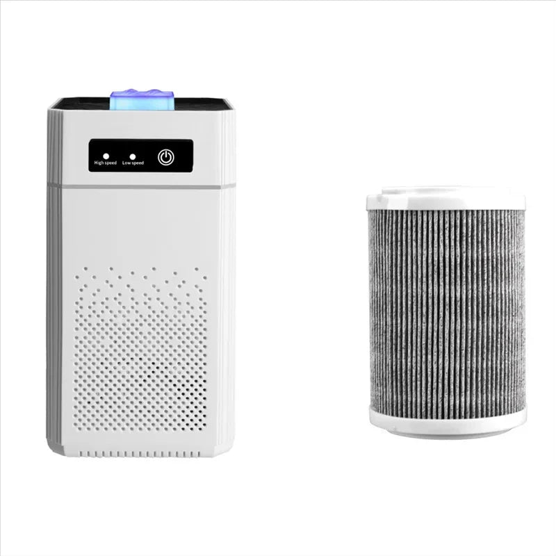 NNEOBA USB Portable Air Purifier with Aromatherapy – Compact Smoke & Odor Filter for Home & Car