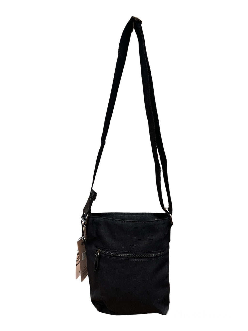 NNEDSZ FIB Byron Cotton Canvas Sling Bag Shoulder Travel - Black