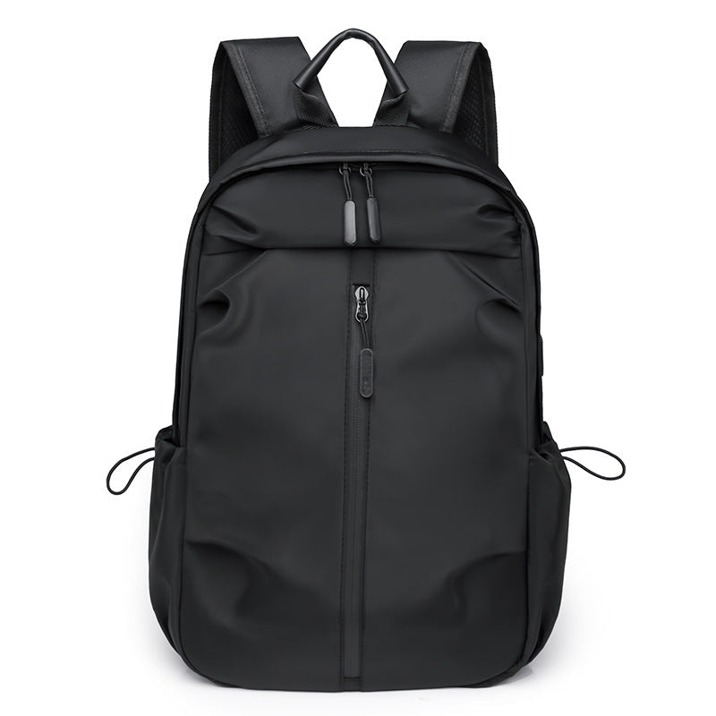 NNEDSZ Black Casual Korean Style Backpack – Versatile Laptop Bag for Students, Business, and Travel – Fashionable and Practical