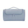 NNEDSZ Blue Portable Hair Styling Tool Organizer - Travel Storage Bag with Compartments