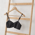 Linen Bralette in Black