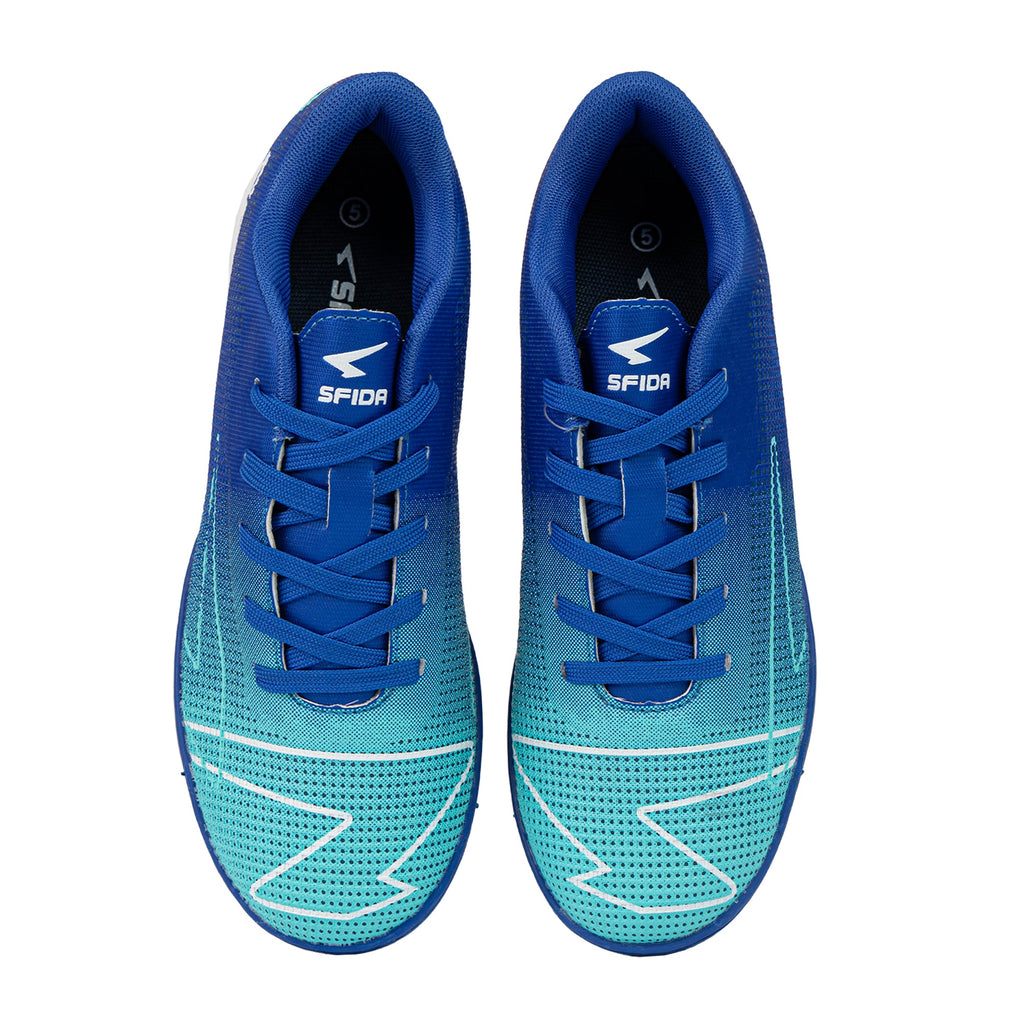 Conquer Kid's Indoor Football Shoes - Royal